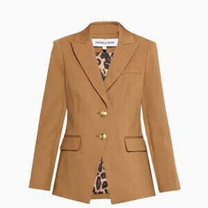 NWT Veronica Beard  Izara Stretch-Wool Dickey Jacket